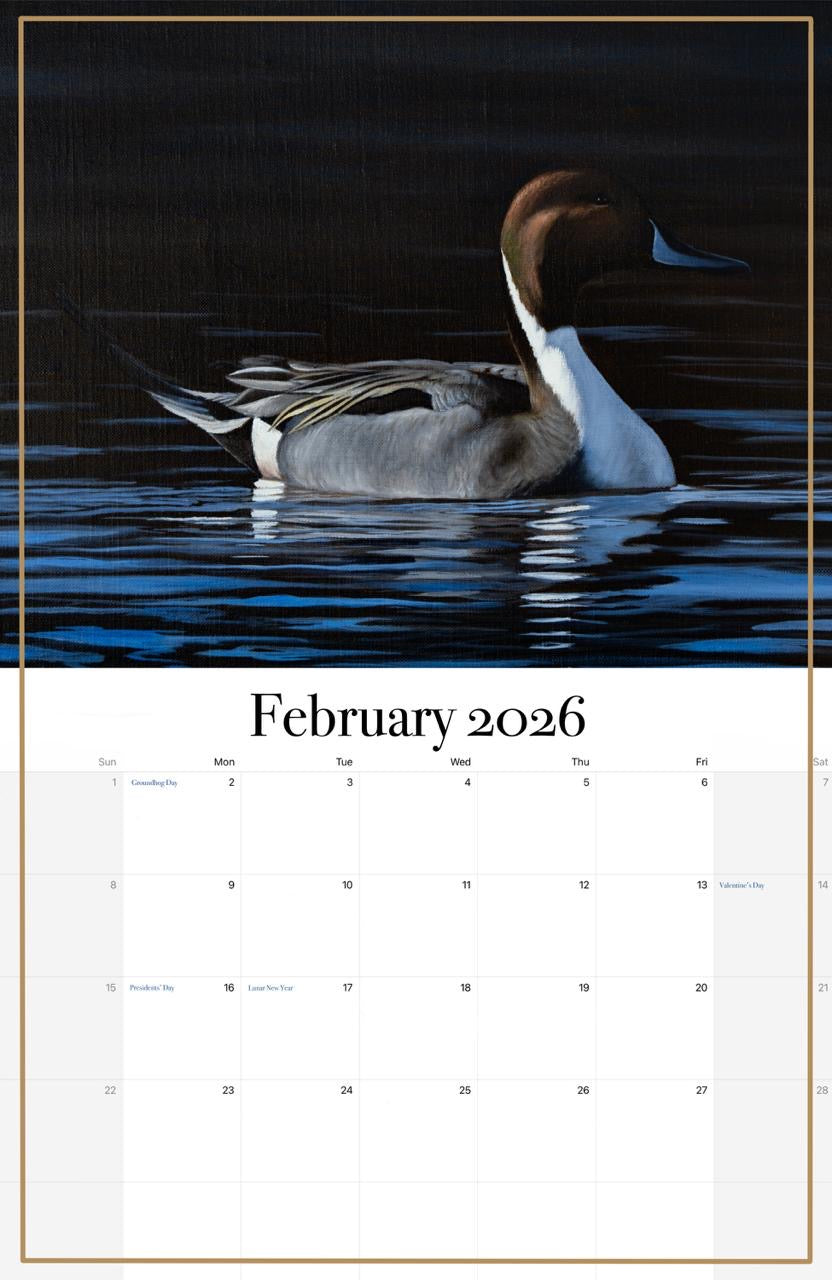 2026 Waterfowl Calendar