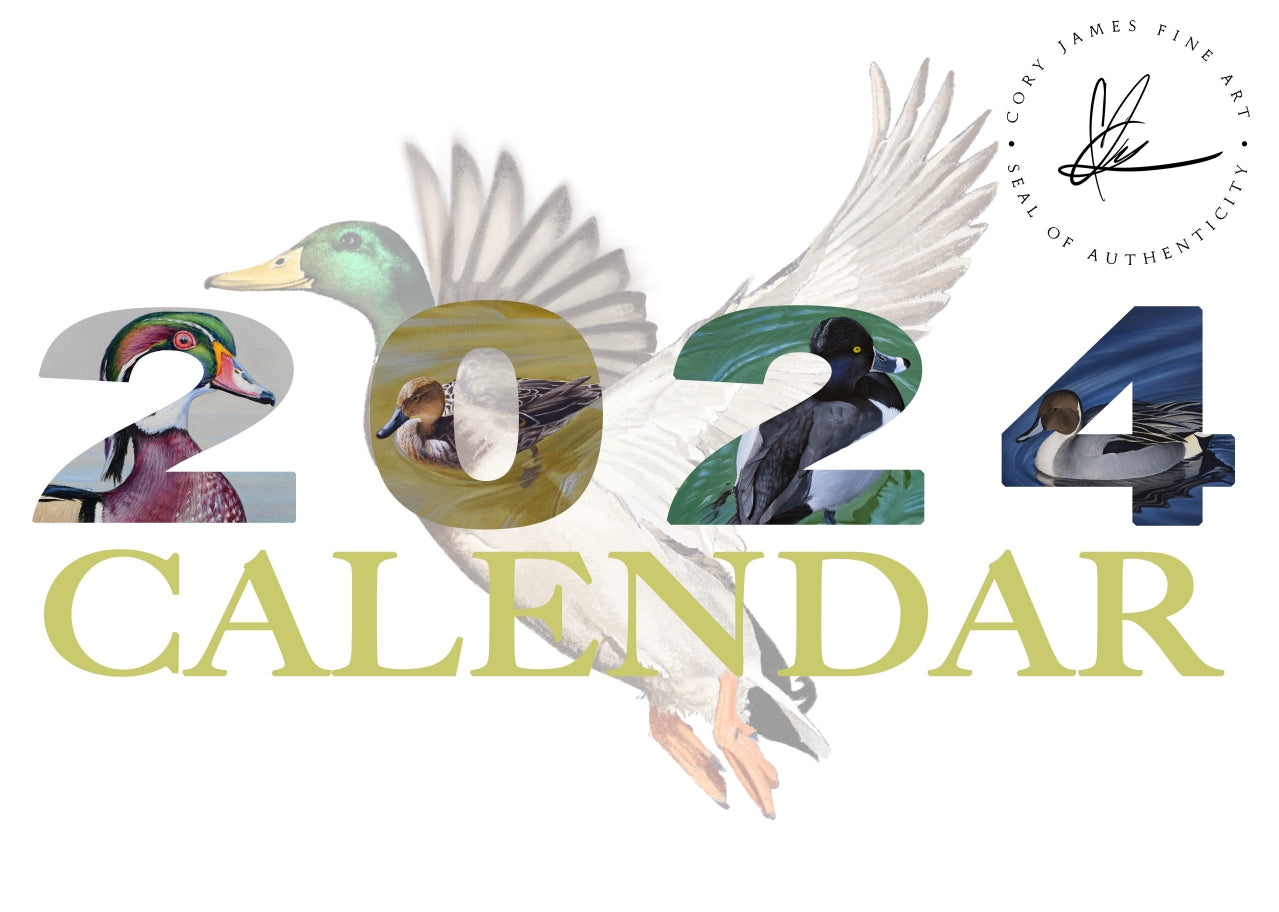 Waterfowl Desk Calendar 2024 - Pre-Order